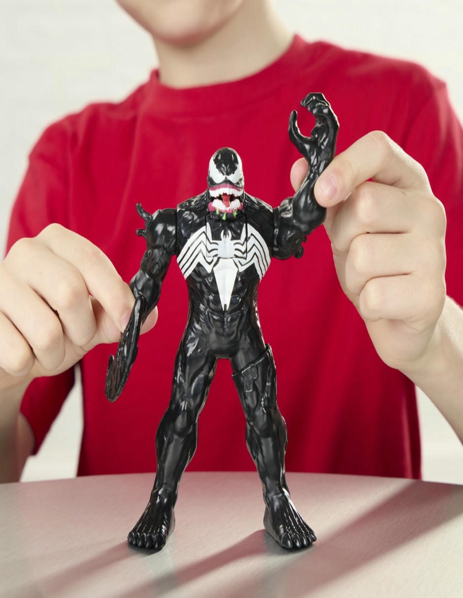 Figura de acción articulada : Spider-Man Venom Marvel con sonido 7