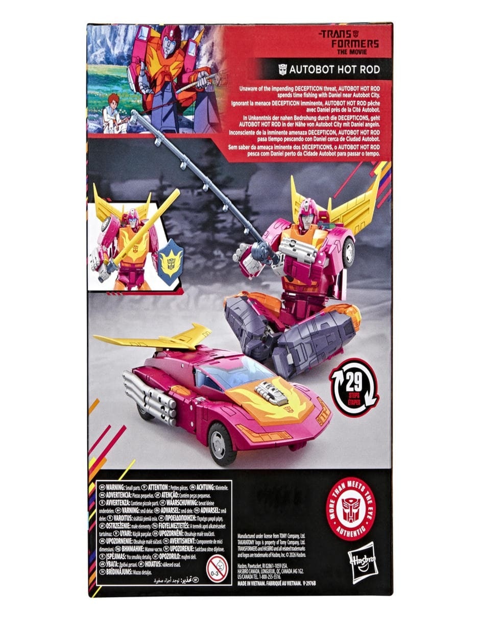 Figura de acción articulada The Movie Hot Rod especial Transformers 5