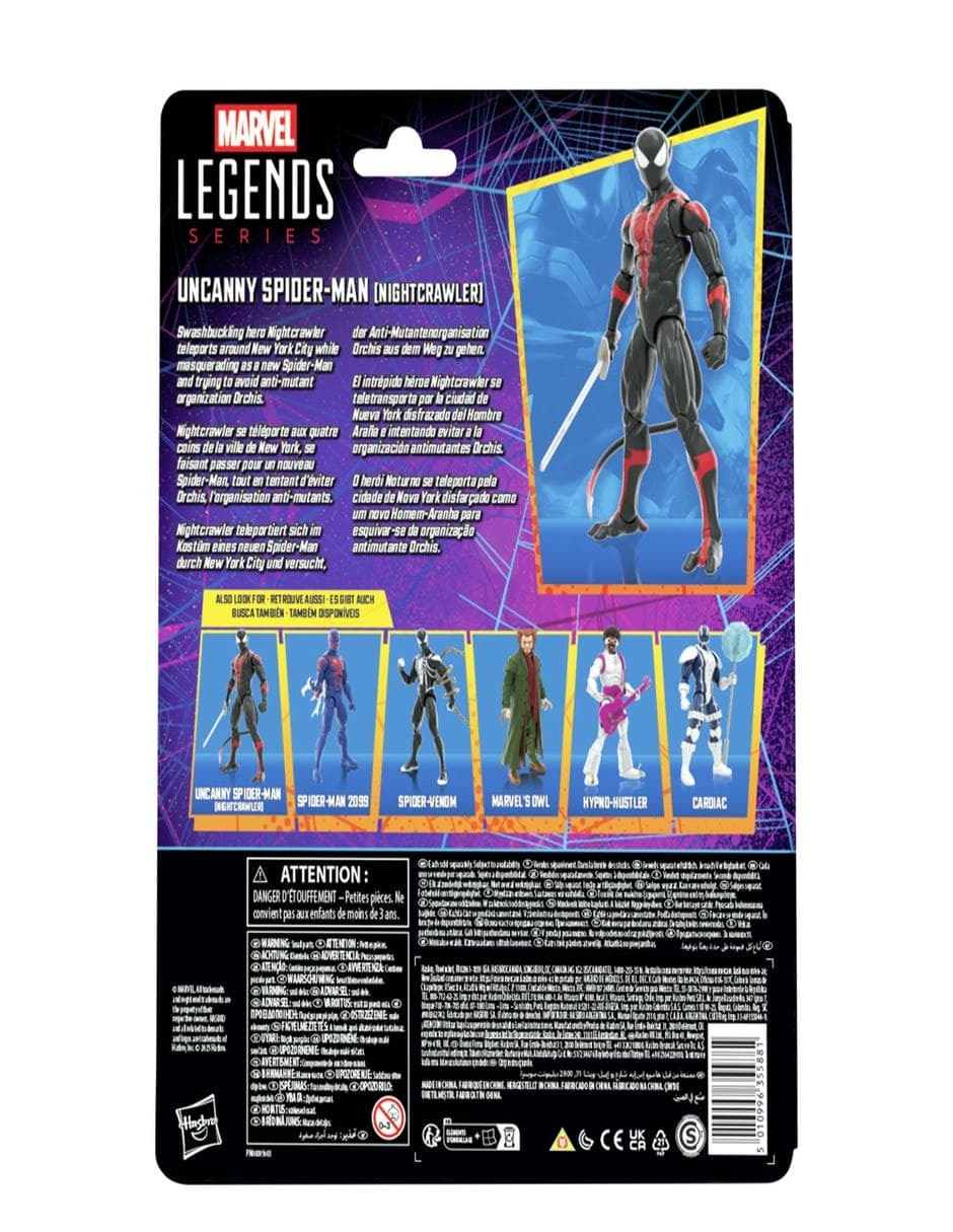 Figura de acción articulada : Legends Series Uncanny Spider man collectors Marvel 4