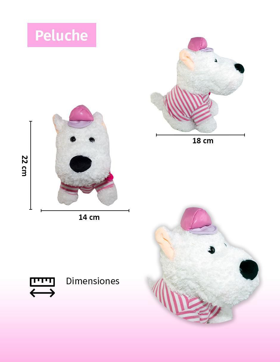 Peluche de San Valentín perro de 22 cm 3