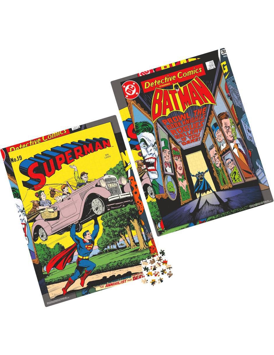 Set rompecabezas Superhéroes DC comics Superman y Batman 2000 piezas 3