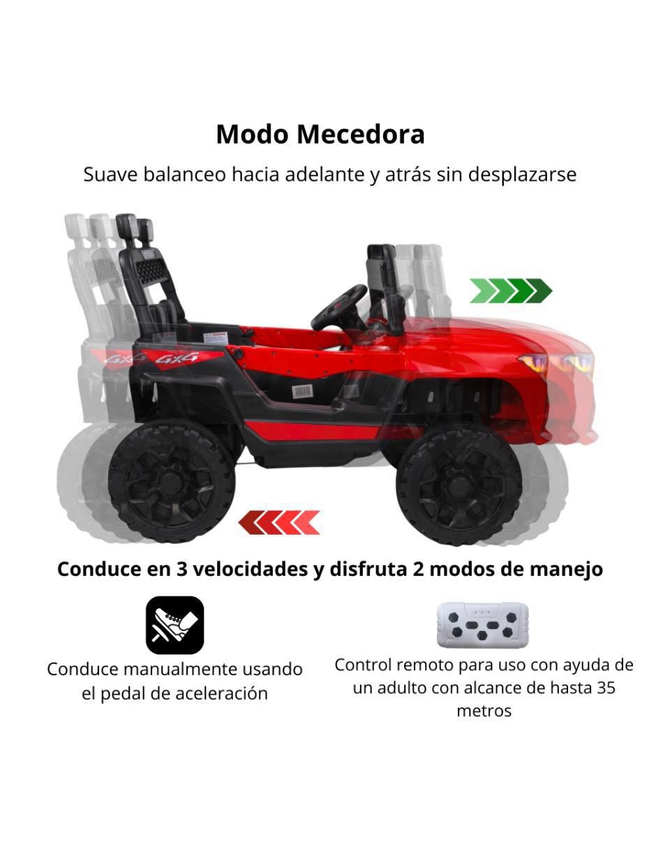 Automóvil montable con control remoto de batería unisex 4