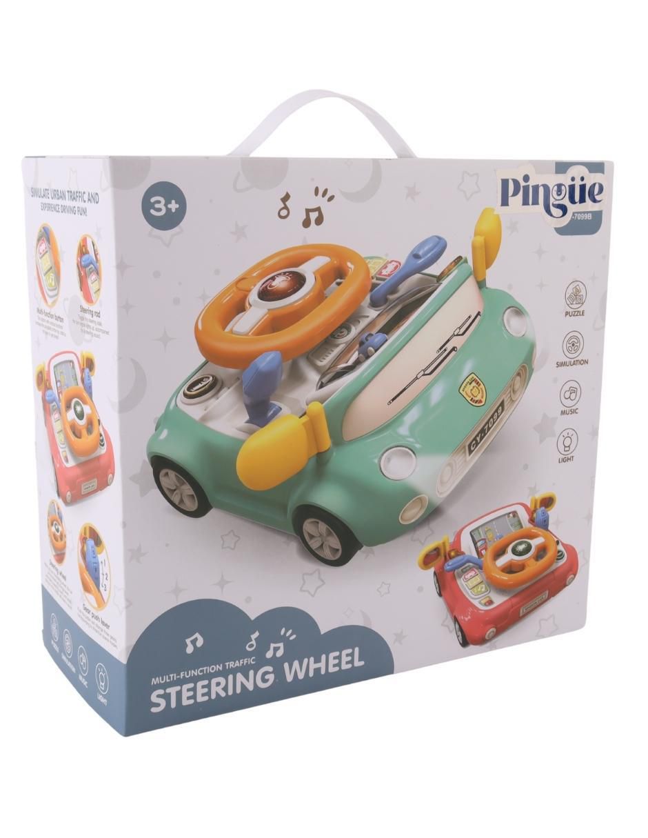 Volante aprendizaje multifunciones interactivo Pingüe juego de rol para niños 9