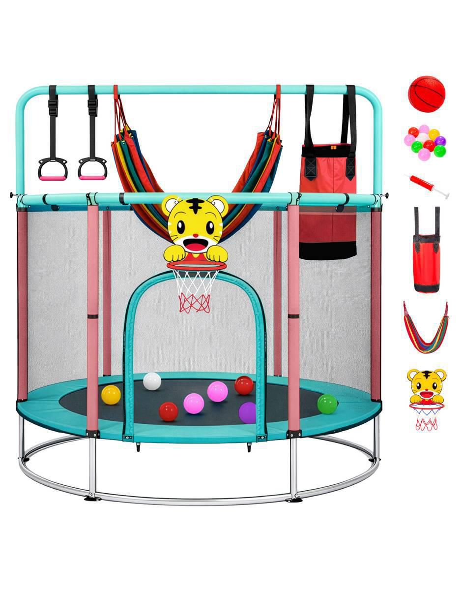 Rampolín Infantil Multijuegos 142 cm Little Monkey 2