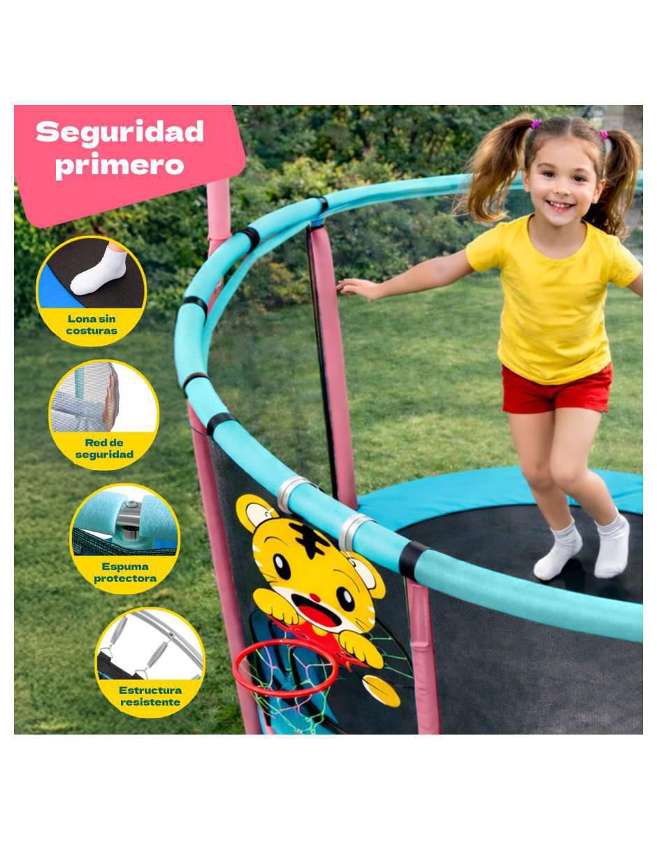 Rampolín Infantil Multijuegos 142 cm Little Monkey 7
