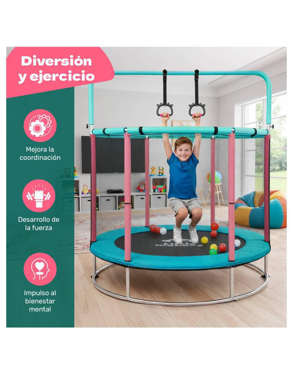 Rampolín Infantil Multijuegos 142 cm Little Monkey 8