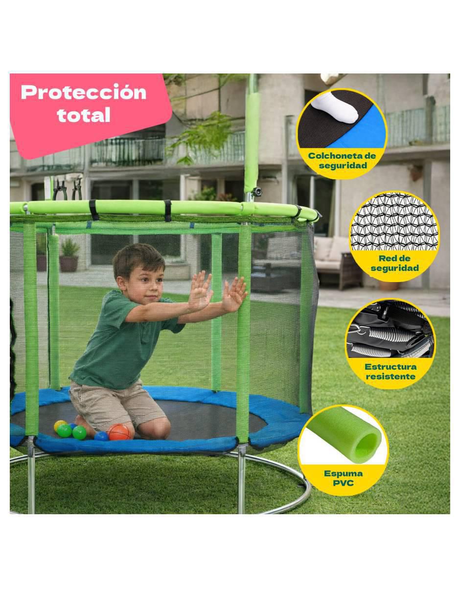 Trampolín Infantil Multijuegos 142 cm Little Monkey 3