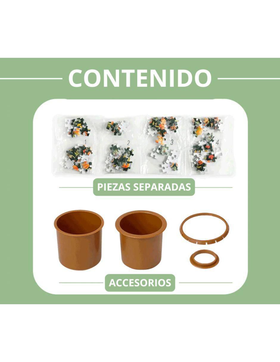 Rompecabezas Maceta de plástico: flores en el verano 80 piezas 4