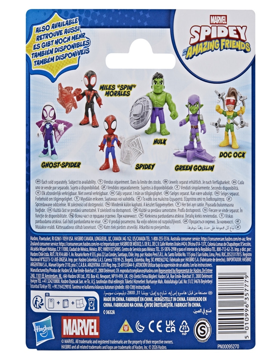 Figura de acción articulada Spidey and His Amazing Friends Spidey 4
