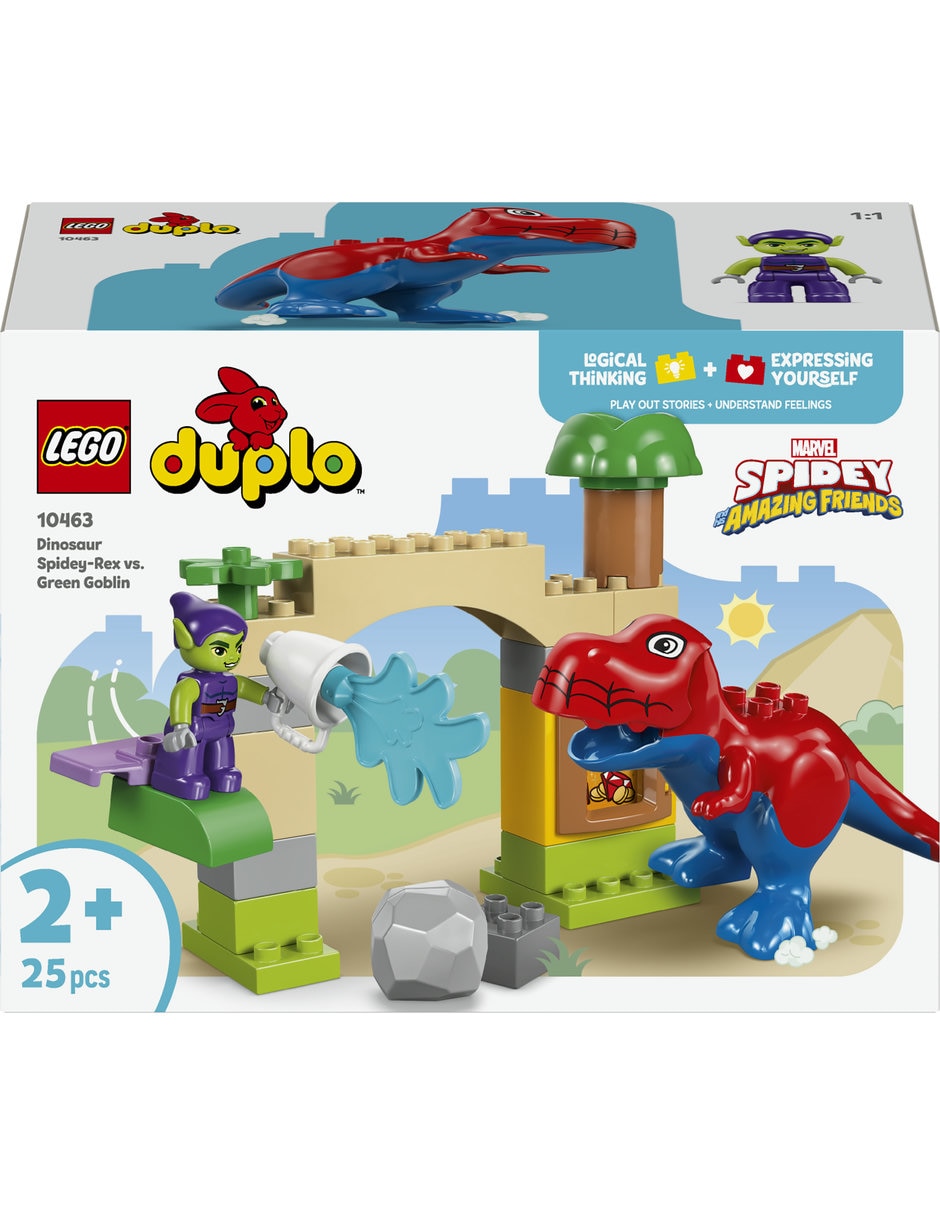 Set construcción Marvel Dinosaurio Spidey-Rex vs Duende Verde 10463 Disney TM 2