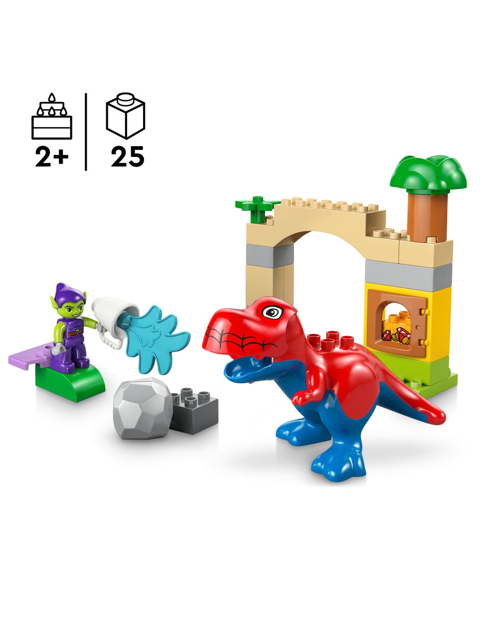 Set construcción Marvel Dinosaurio Spidey-Rex vs Duende Verde 10463 Disney TM 4