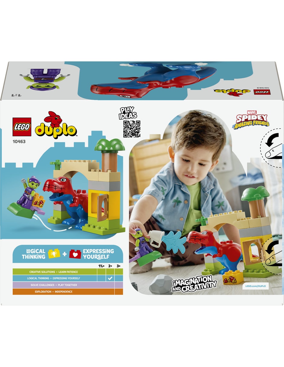 Set construcción Marvel Dinosaurio Spidey-Rex vs Duende Verde 10463 Disney TM 6