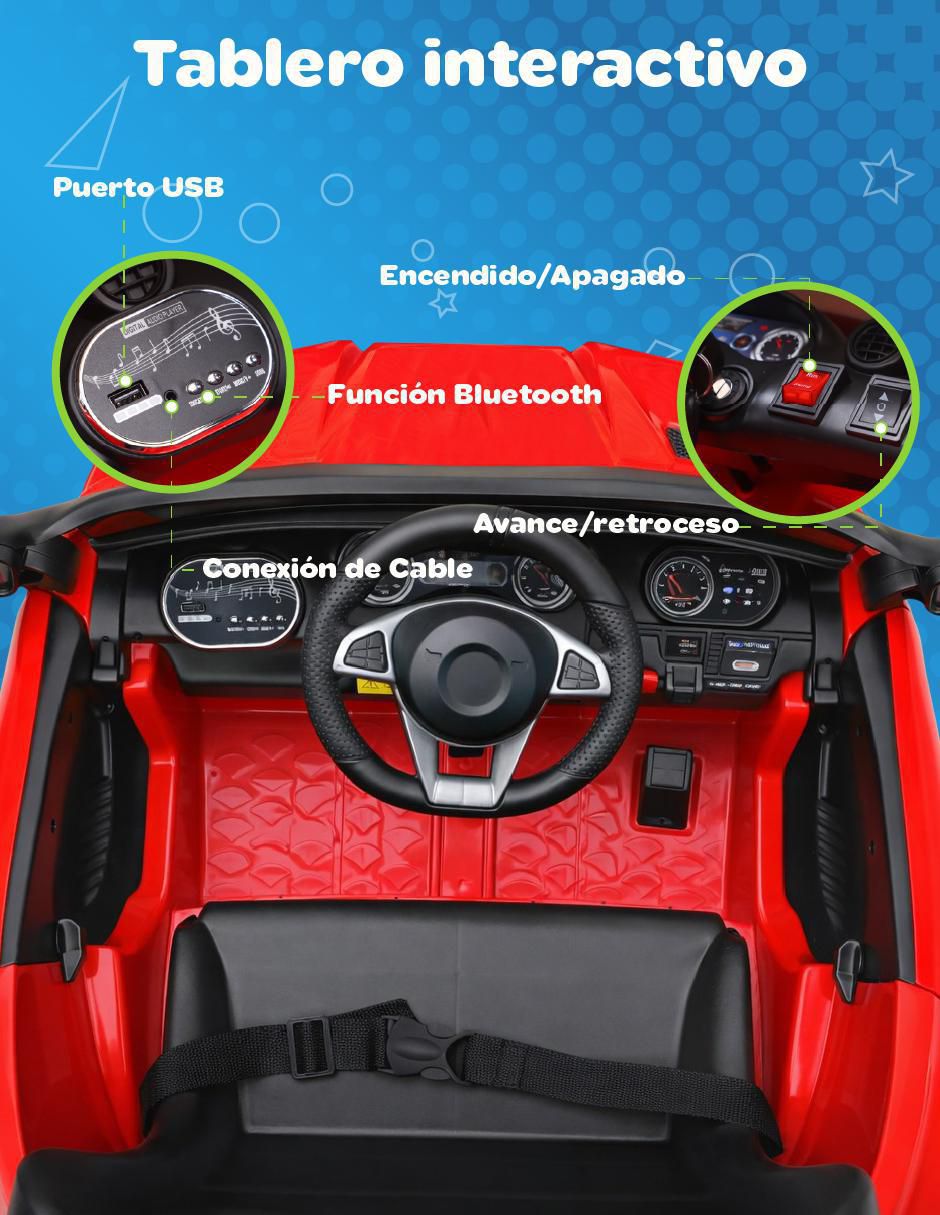 Automóvil montable con control remoto recargable unisex 4