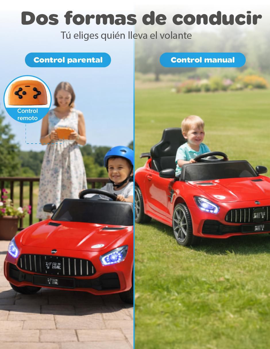 Automóvil montable con control remoto recargable unisex 6