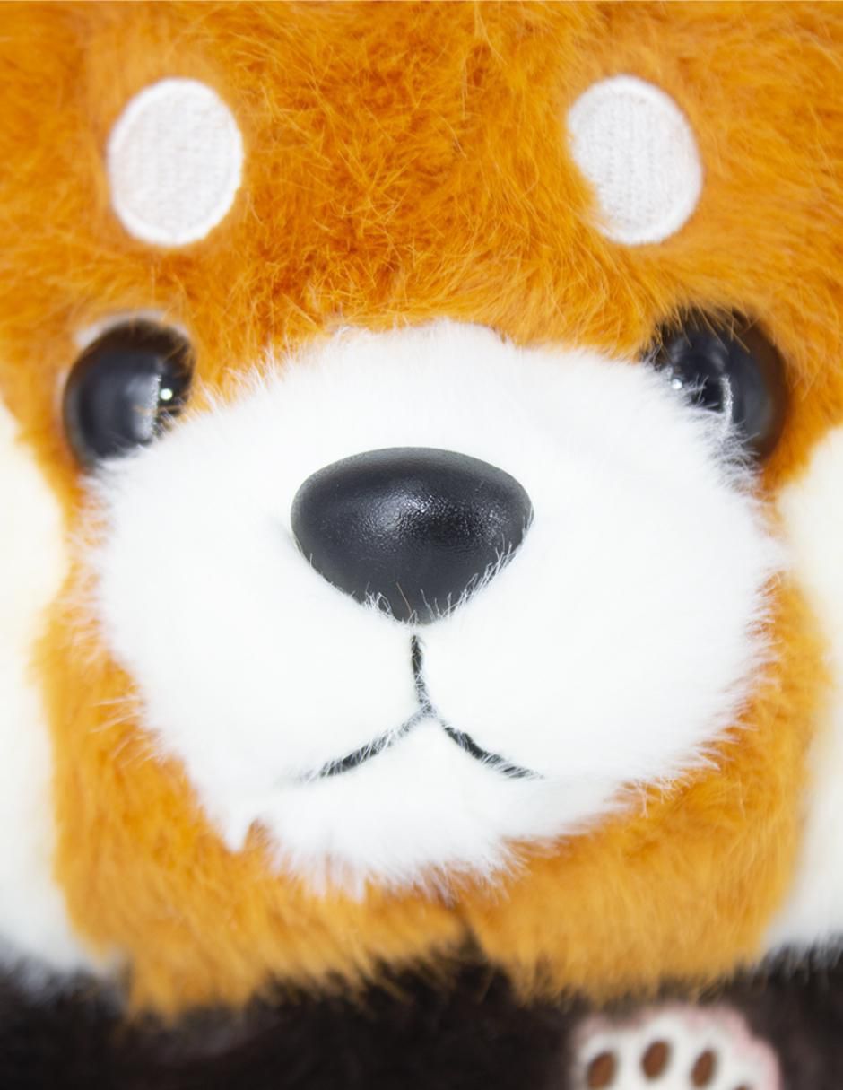 Peluche de panda rojo de 24 cm 2