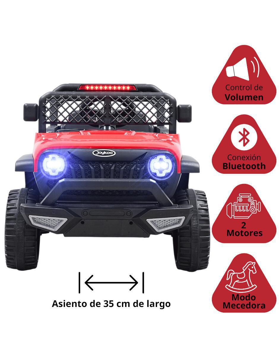 Automóvil montable con control remoto Joykoo 4x2 recargable infantil