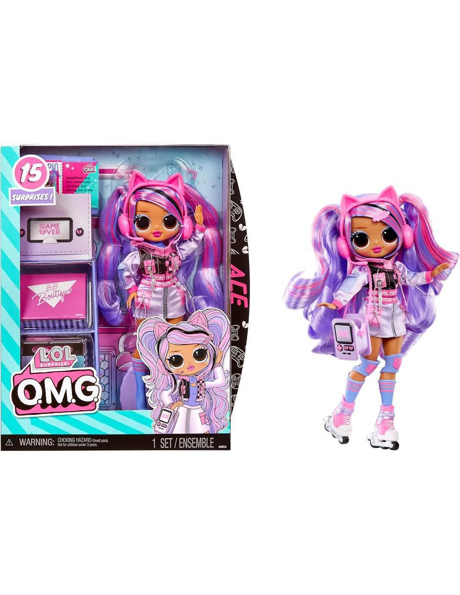 Muñeca fashion OMG Core - Ace: Reina del Gaming 2