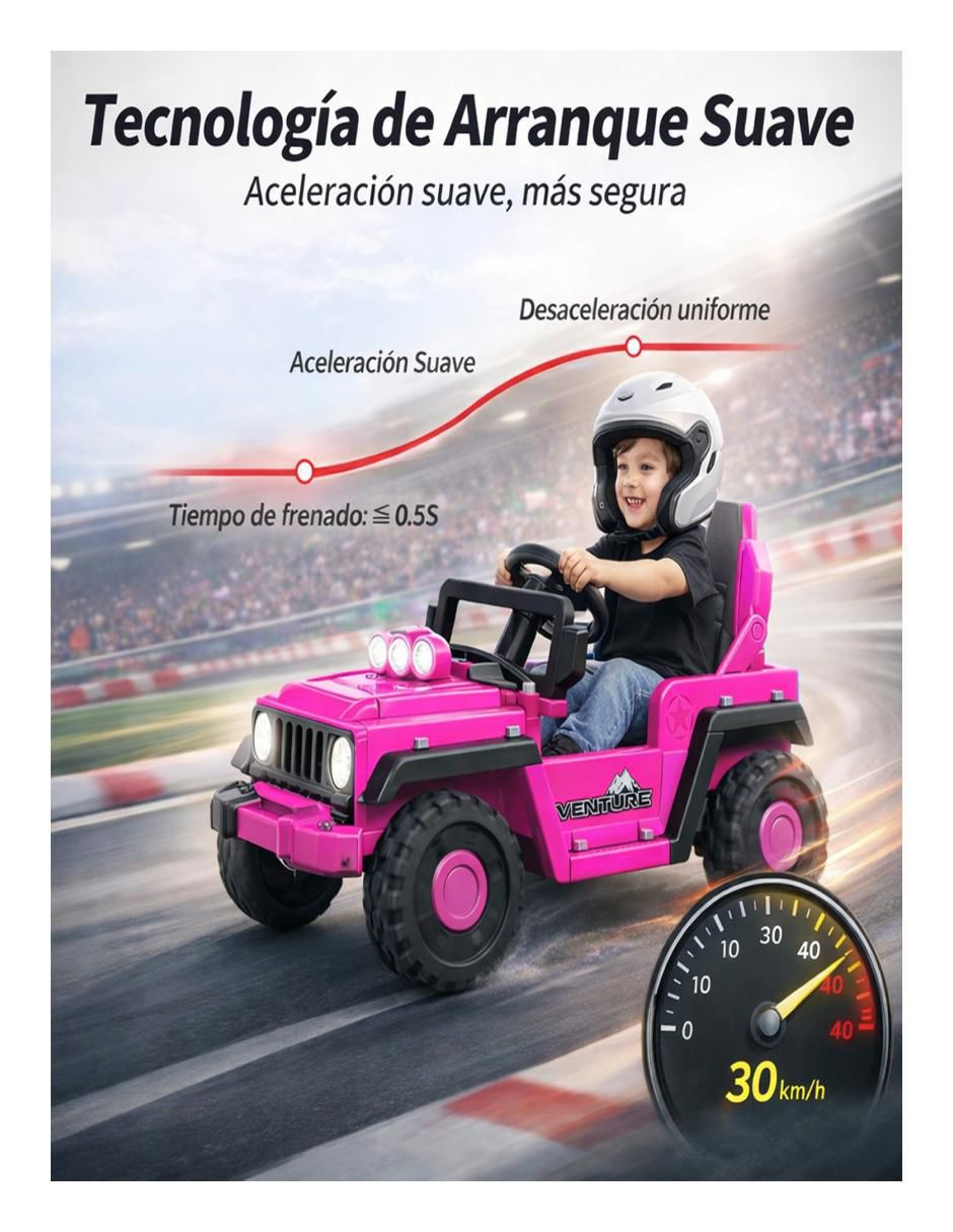 Automóvil montable con control remoto recargable unisex 4