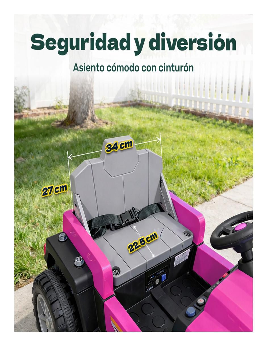 Automóvil montable con control remoto recargable unisex 6