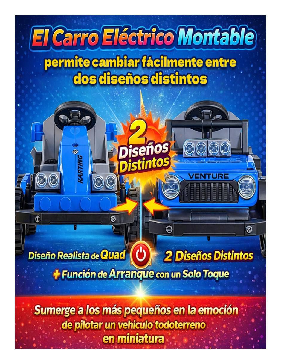 Automóvil montable con control remoto recargable unisex 2
