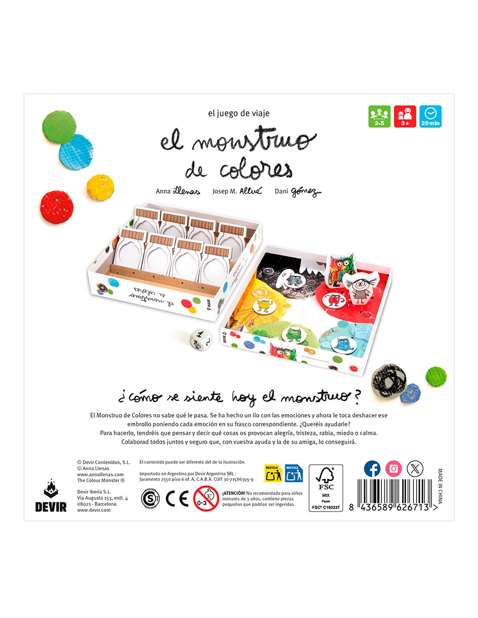 El monstruo de colores - Edición de Viaje 2