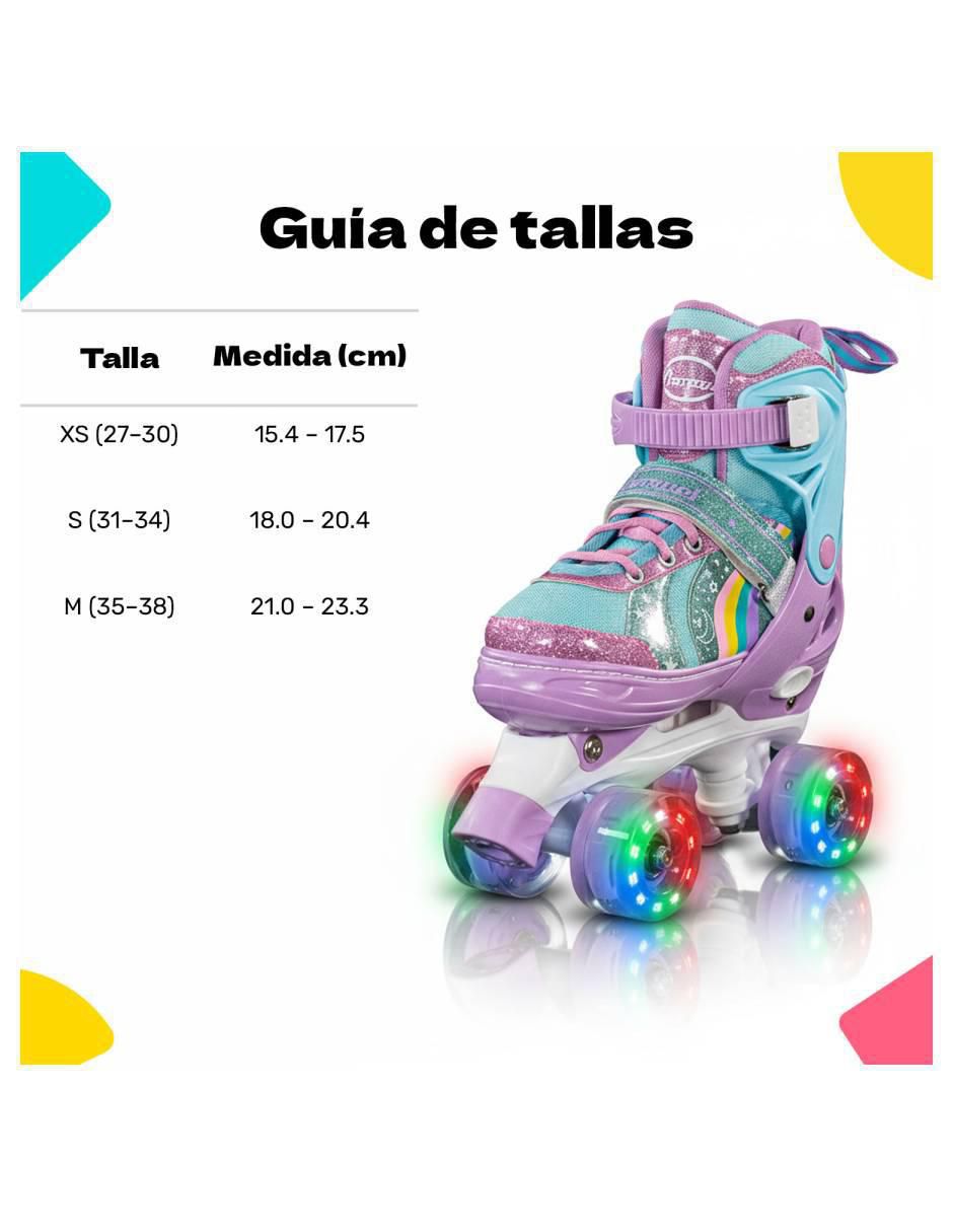 Patines de 4 ruedas para niña 5