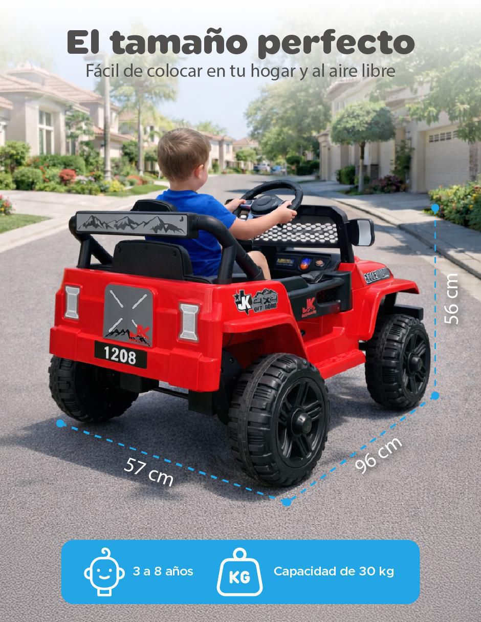 Automóvil montable "montable" "con control remoto" yei cosmo 4 x 4 "de" recargable "para" infantil / niños grandes unisex