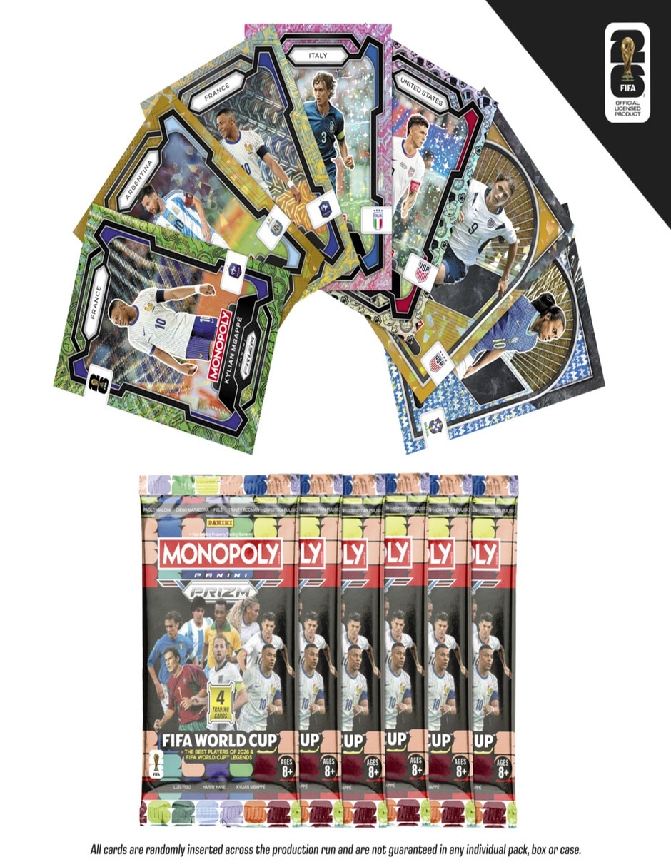 FIFA Legends booster pack FIFA World Cup 2026 Monopoly Hasbro Games