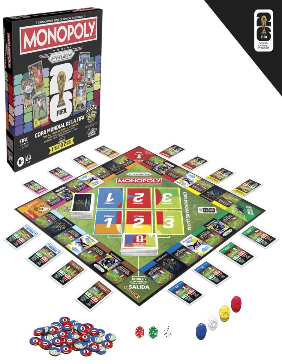 FIFA edition core game FIFA World Cup Monopoly Hasbro Games 3