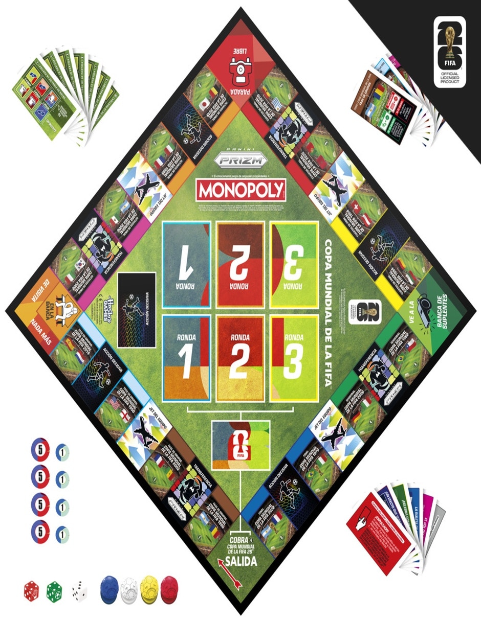 FIFA edition core game FIFA World Cup Monopoly Hasbro Games 10
