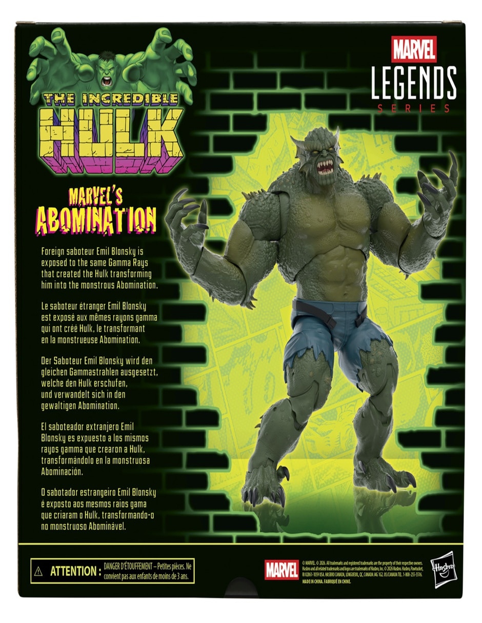 Figura de acción articulada Legends Series Hulk deluxe Marvel 4