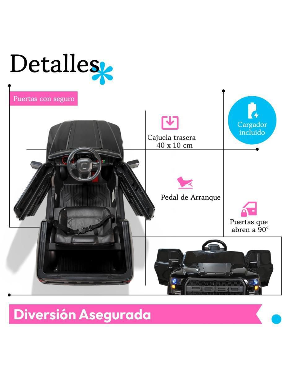 Automóvil montable con control remoto recargable unisex 3