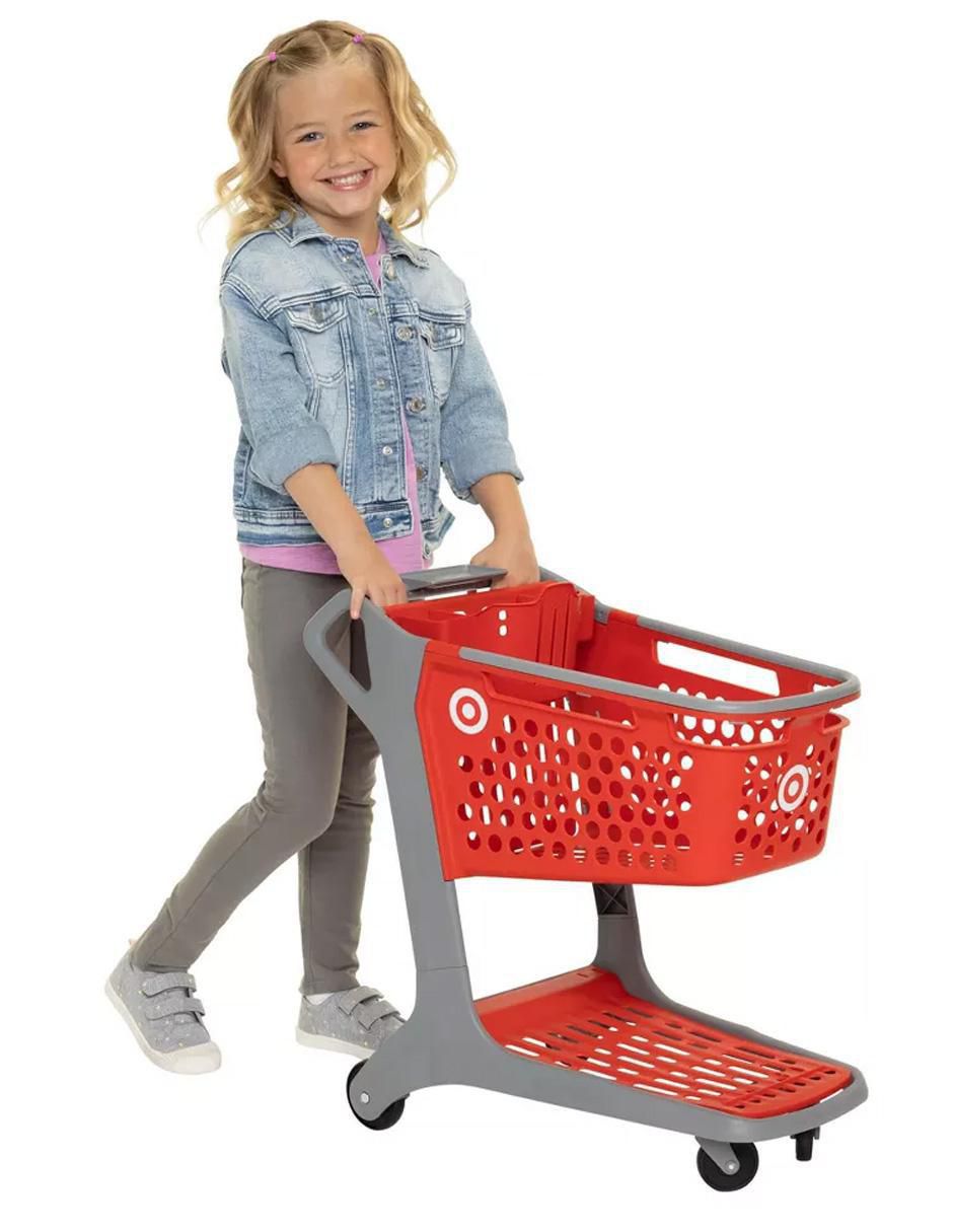 Carrito de compras infantil Target con asiento juego de rol para niños 5