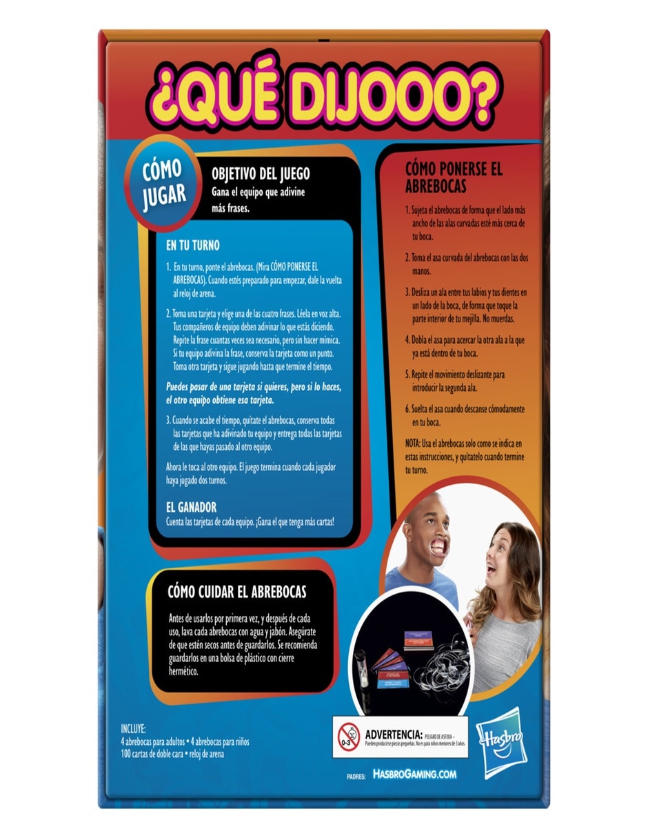 ¿Qué dijooo? Hasbro Games 3