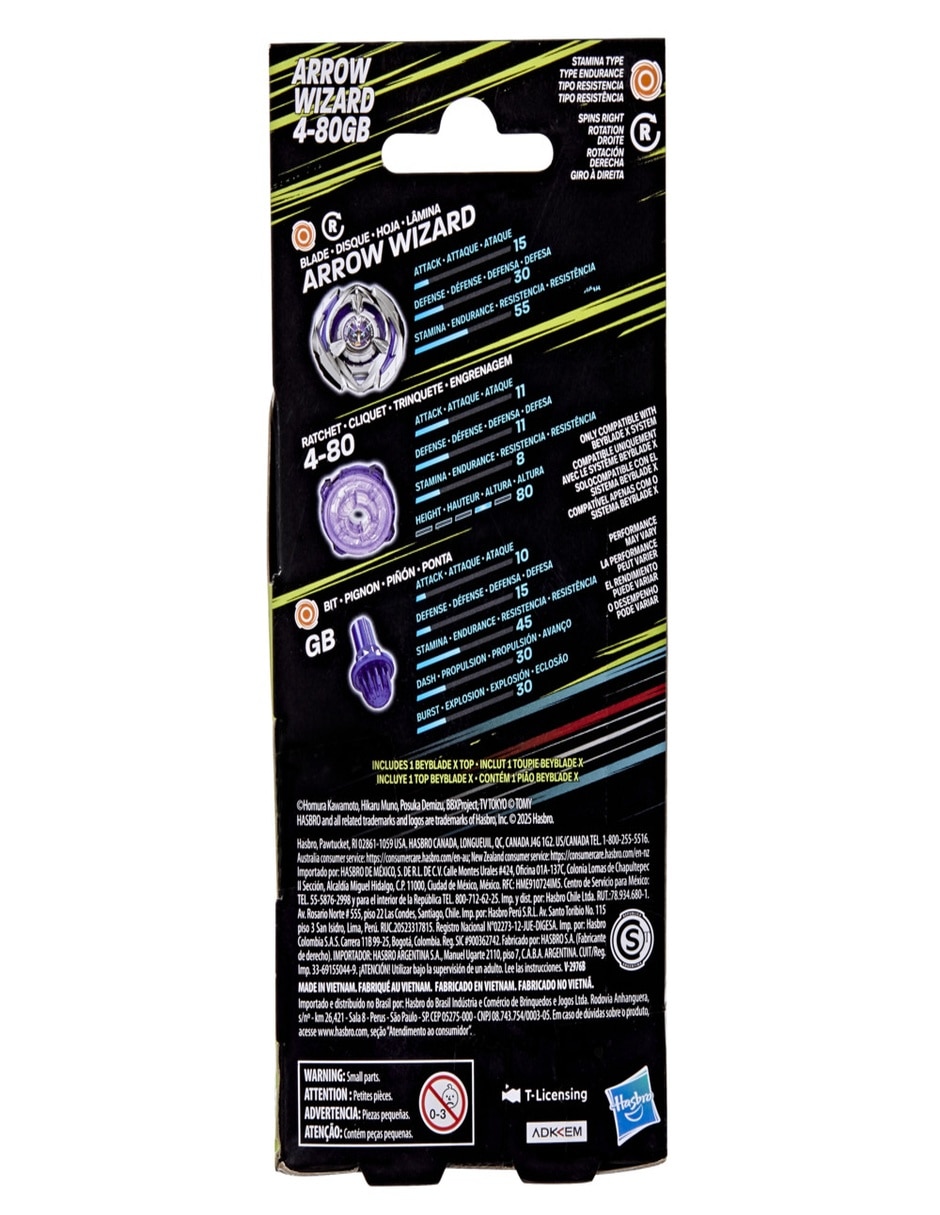 Arrow Wizard 4-80GB X Beyblade 4
