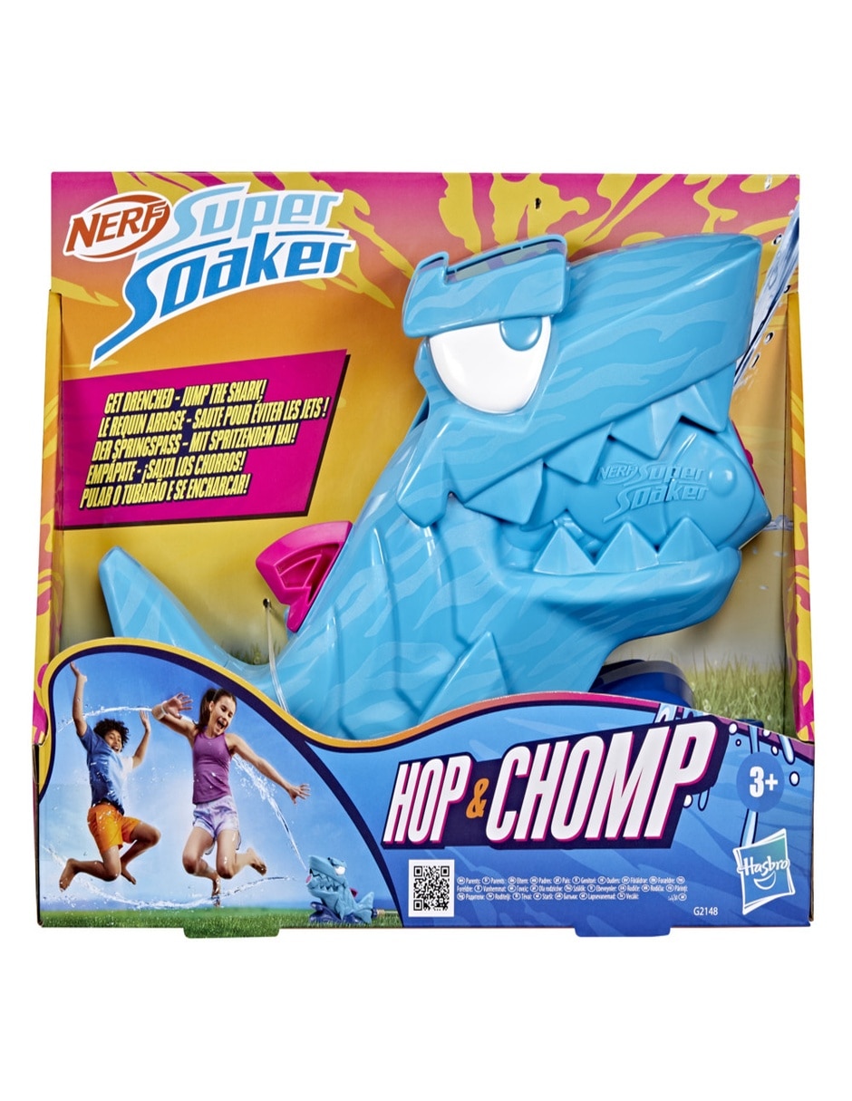Lanzador de agua Super Soaker Hop & Chomp 2