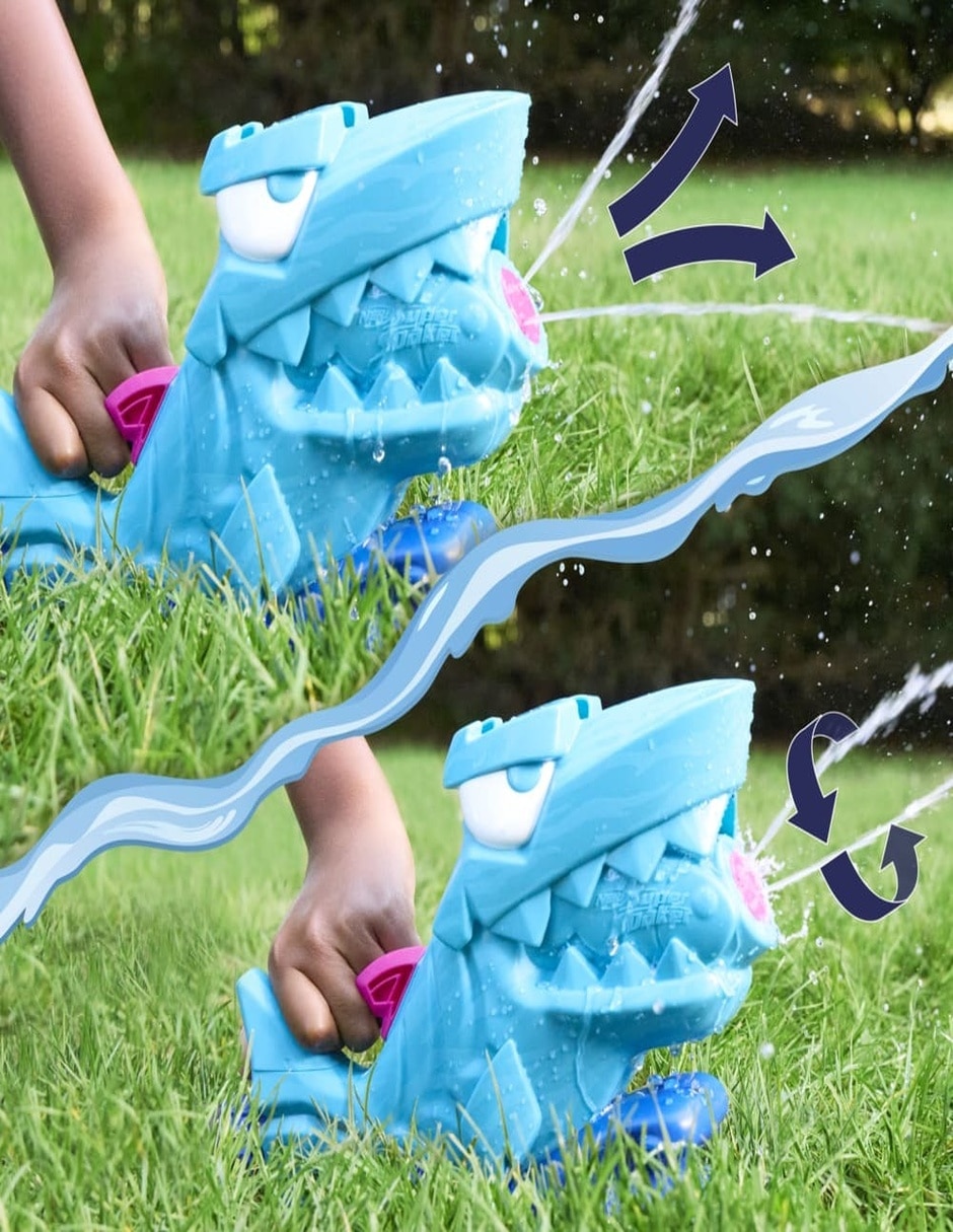 Lanzador de agua Super Soaker Hop & Chomp 9