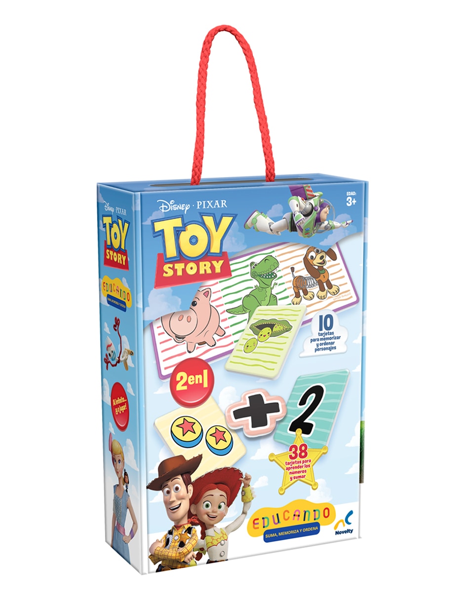 Juego de mesa preescolar educando: suma, memoriza y ordena Toy Story Preescolar