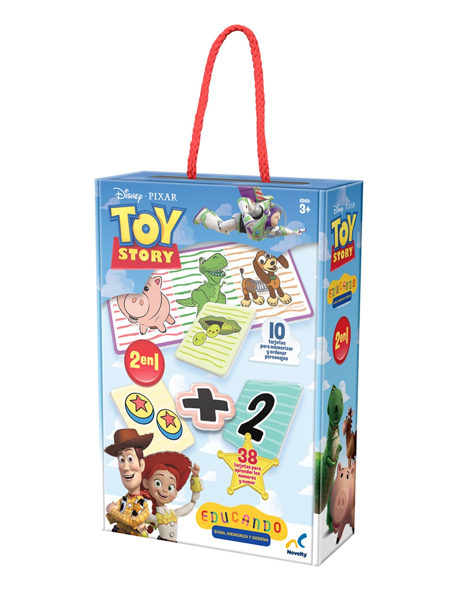 Juego de mesa preescolar educando: suma, memoriza y ordena Toy Story Preescolar 2