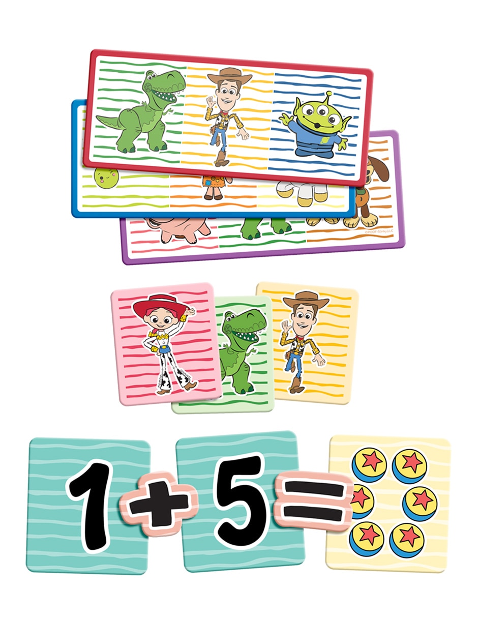 Juego de mesa preescolar educando: suma, memoriza y ordena Toy Story Preescolar 5