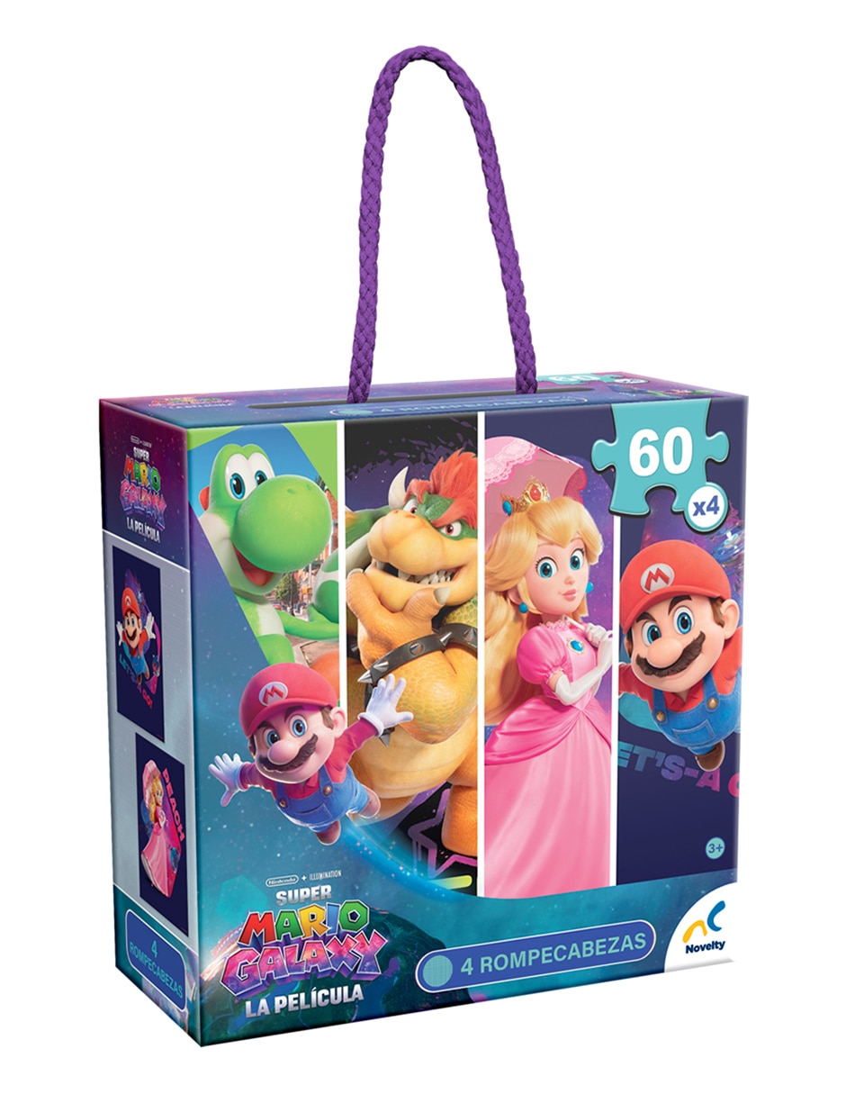 Set rompecabezas 4 en 1 rompecabezas de Super Mario Galaxy 240 piezas Set rompecabezas 4 en 1 rompecabezas de Super Mario Galaxy 240 piezas