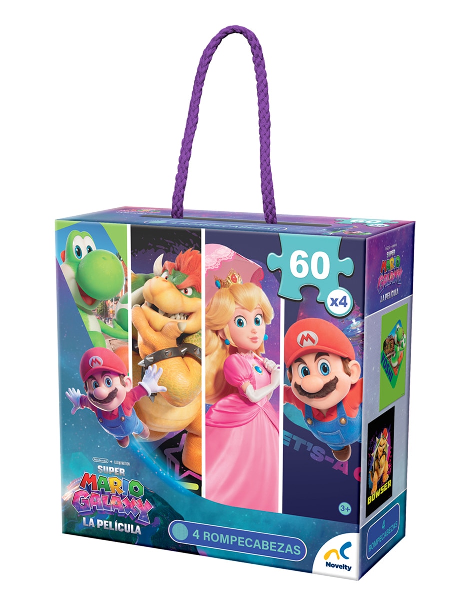 Set rompecabezas 4 en 1 rompecabezas de Super Mario Galaxy 240 piezas 2