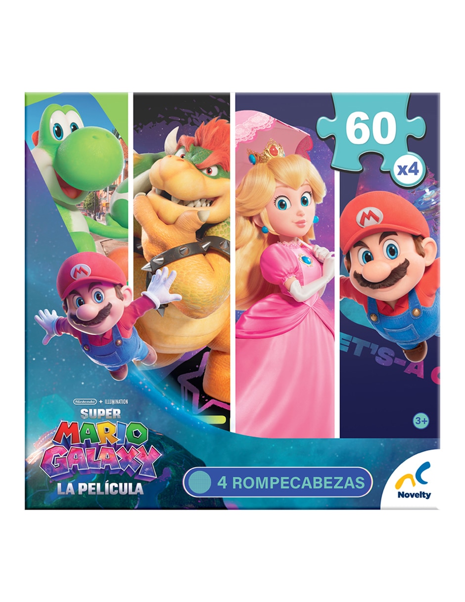 Set rompecabezas 4 en 1 rompecabezas de Super Mario Galaxy 240 piezas 3