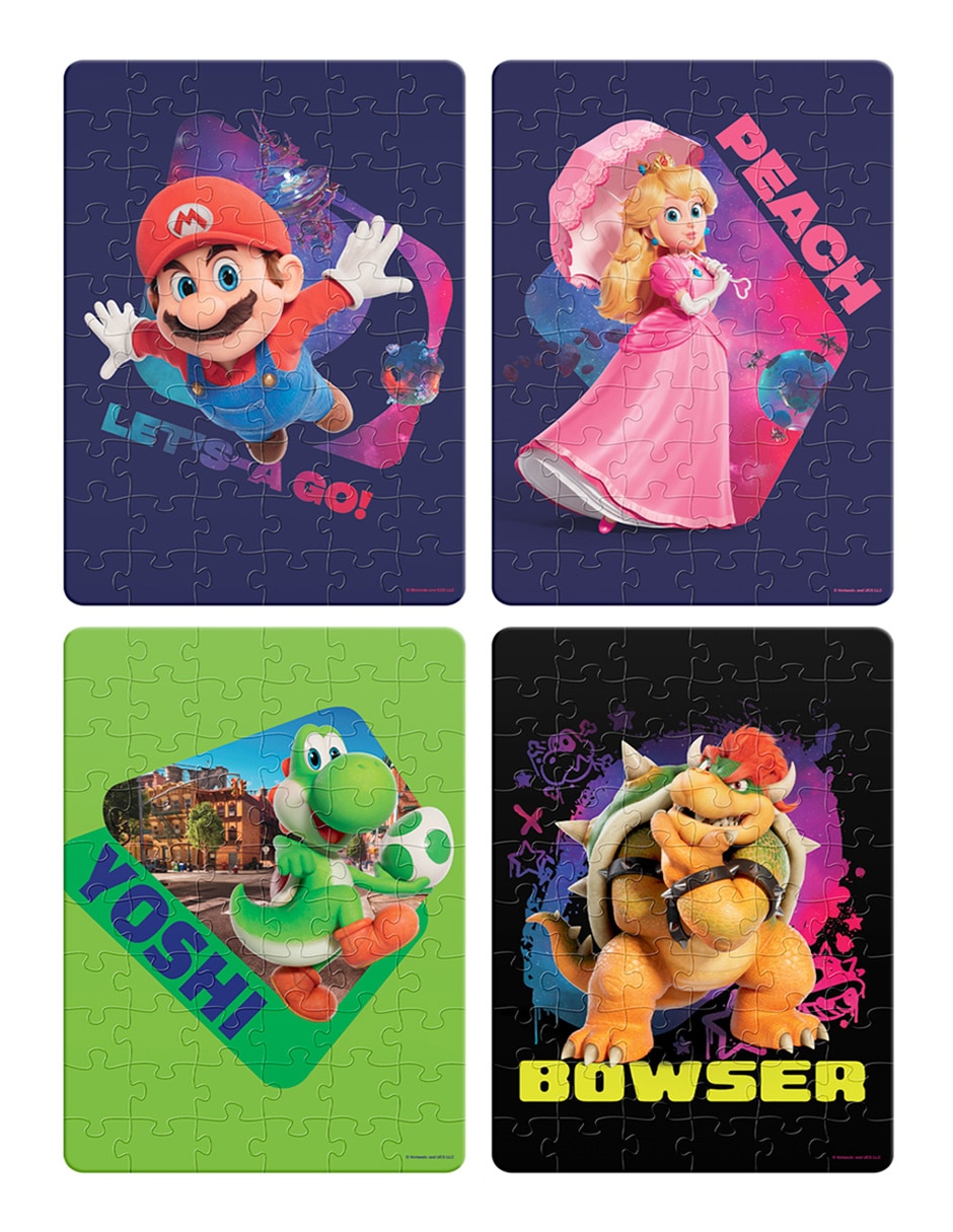 Set rompecabezas 4 en 1 rompecabezas de Super Mario Galaxy 240 piezas 5