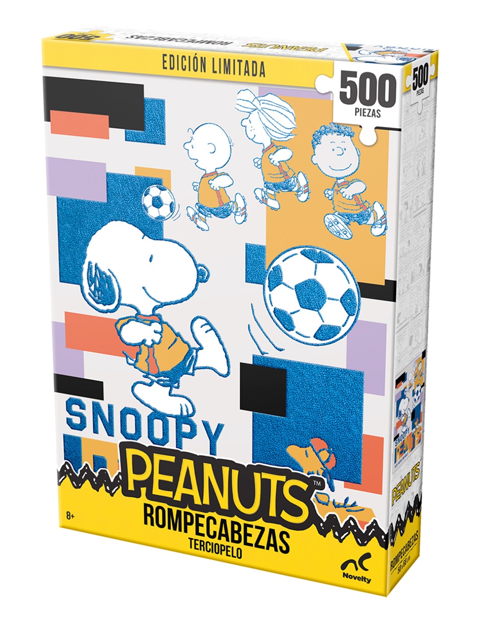 Rompecabezas Edición limitada Peanuts fútbol aterciopelado 500 piezas 2