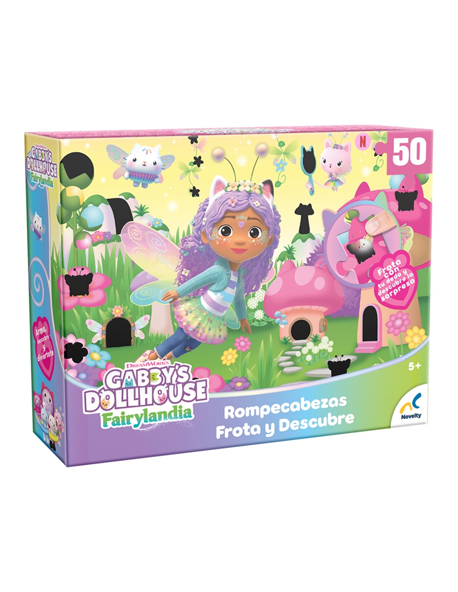 Rompecabezas infantil Frota y descubre Gabby´s Dollhouse 50 piezas