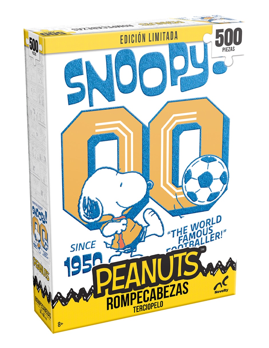 Rompecabezas Edición limitada Peanuts Futbol II aterciopelado 500 piezas