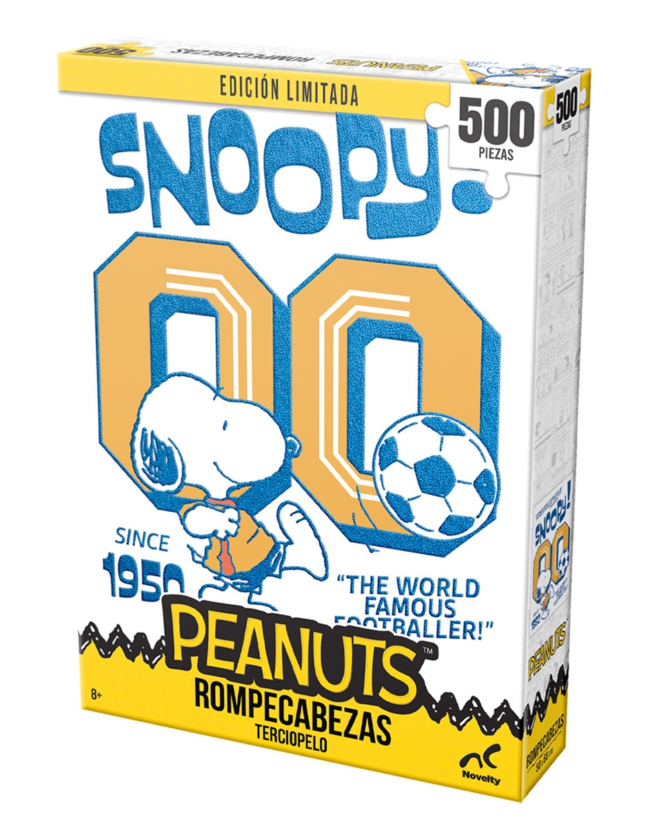 Rompecabezas Edición limitada Peanuts Futbol II aterciopelado 500 piezas 2