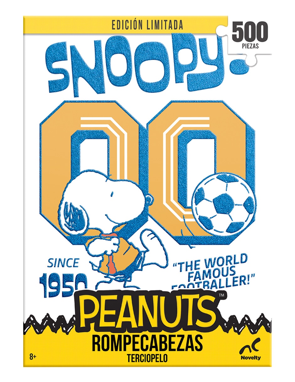 Rompecabezas Edición limitada Peanuts Futbol II aterciopelado 500 piezas 3
