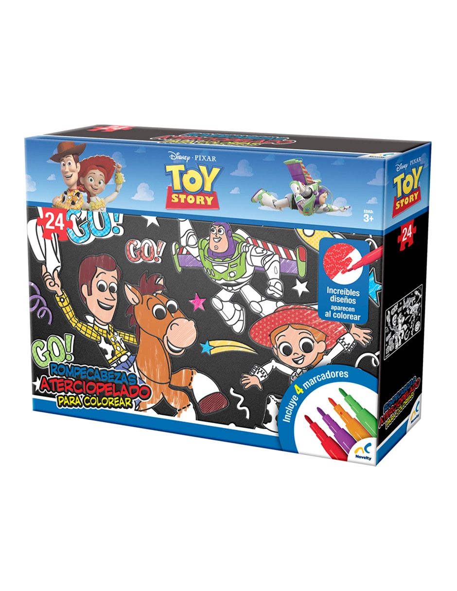 Rompecabezas Toy Story Aterciopelado para colorear 28 piezas 2